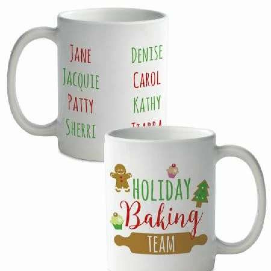 For Home * | Holiday Baking Team Personalized Mug