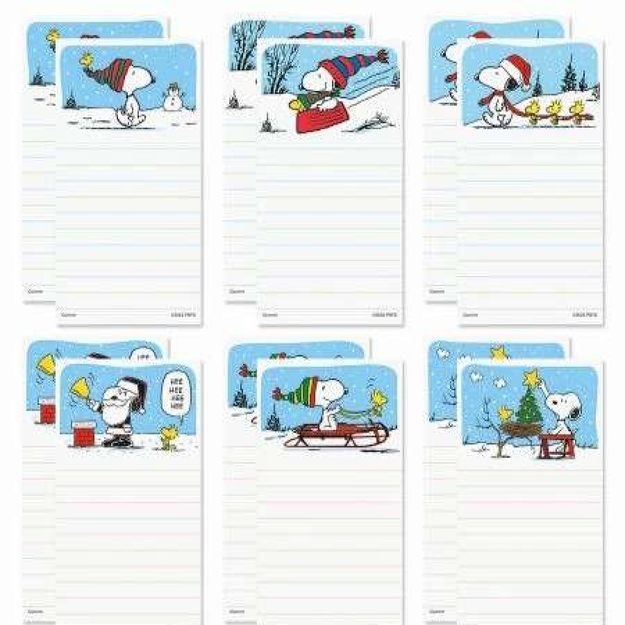 Gifts * | Peanuts Holiday Magnetic Shopping List Pads