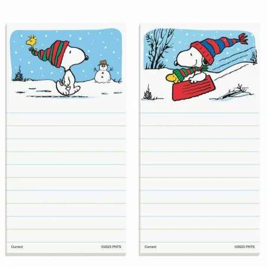 Gifts * | Peanuts Holiday Magnetic Shopping List Pads