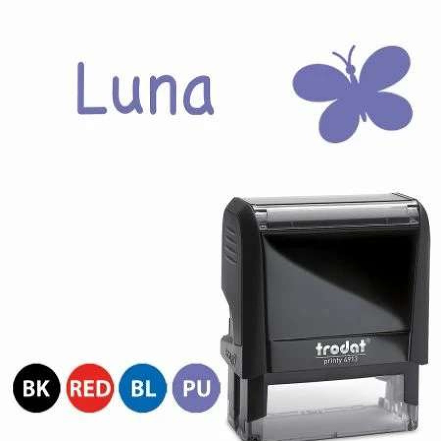 For Kids * | Butterfly Self-Inking Stamp 4 Colors