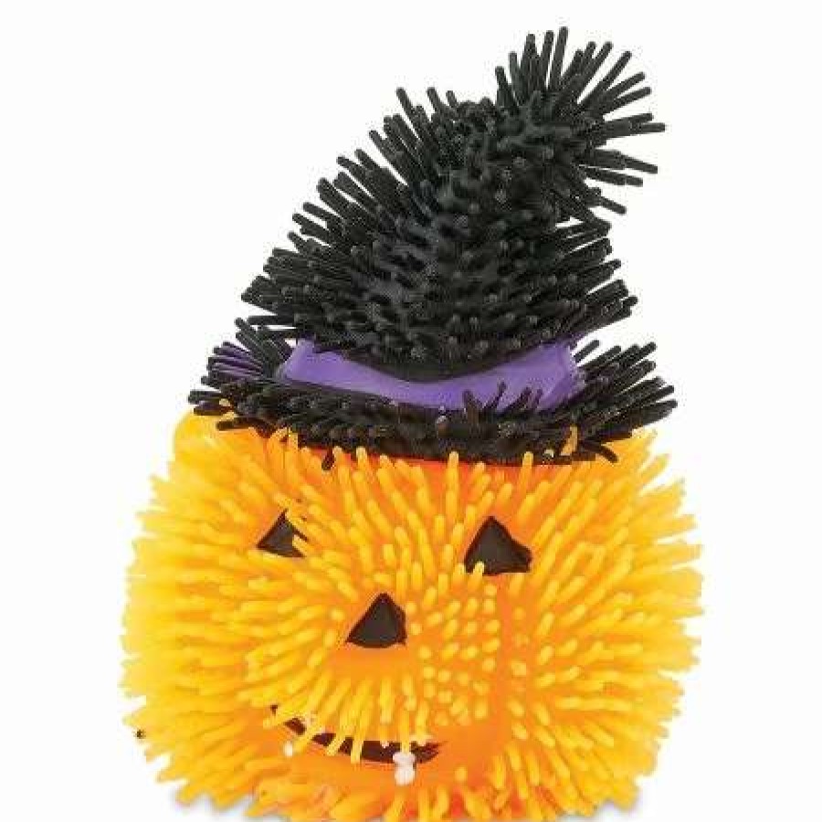 Holidays & Events * | Pumpkin Light-Up Halloween Puffers