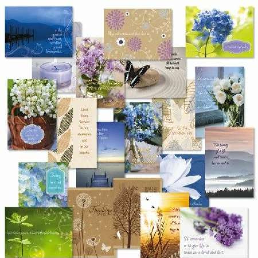 Greeting Cards & Stationery * | Sympathy Cards Mega Value Pack