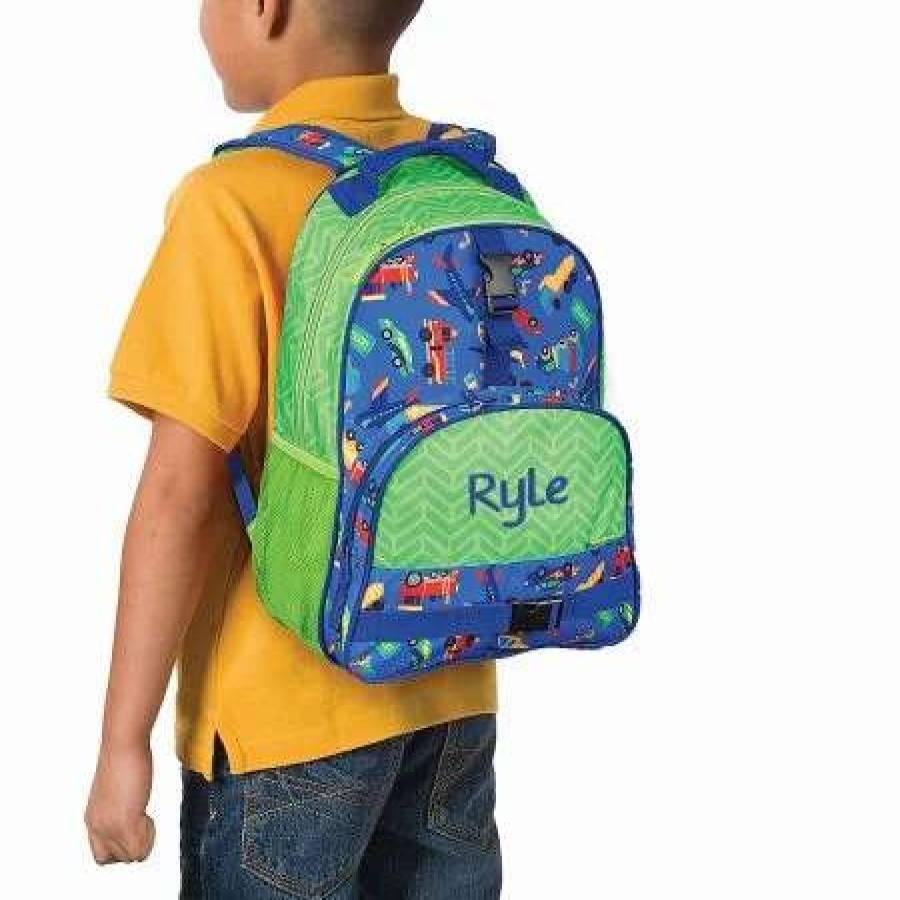 For Kids * | Transportation Personalized Backpack By Stephen Joseph