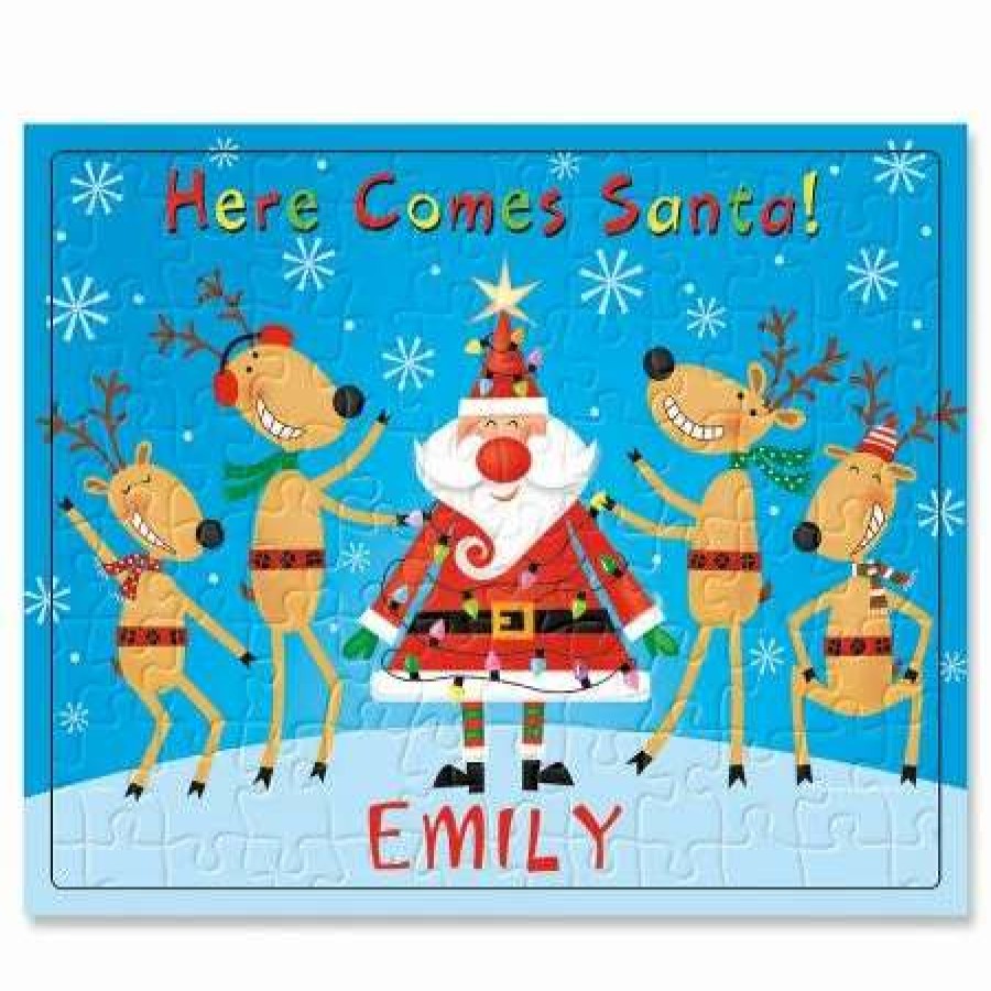 For Kids * | Personalized Santa Puzzle