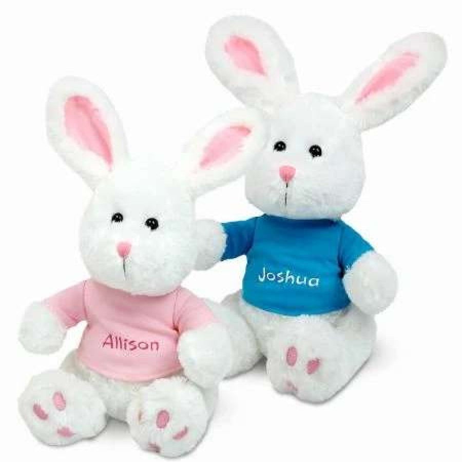 For Kids * | Kids Personalized Easter Bunny With T-Shirt