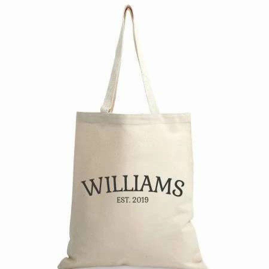 For Kids * | Family Established Personalized Canvas Tote