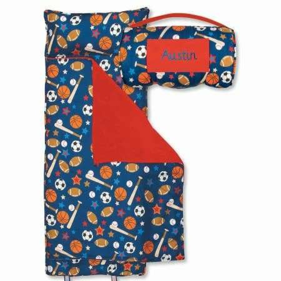 For Kids * | All-Over Sports Print Nap Mat By Stephen Joseph