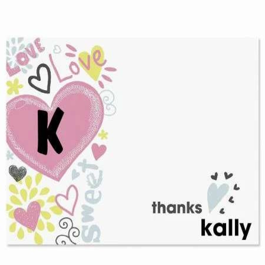 For Kids * | Doodle Town Personalized Thank You Cards