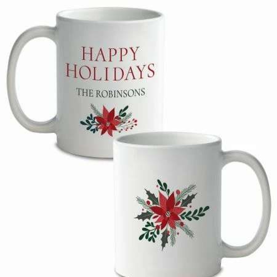 For Home * | Holly Personalized Ceramic Mug