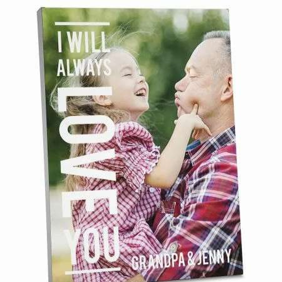 Holidays & Events * | Always Love Personalized Photo Plaque