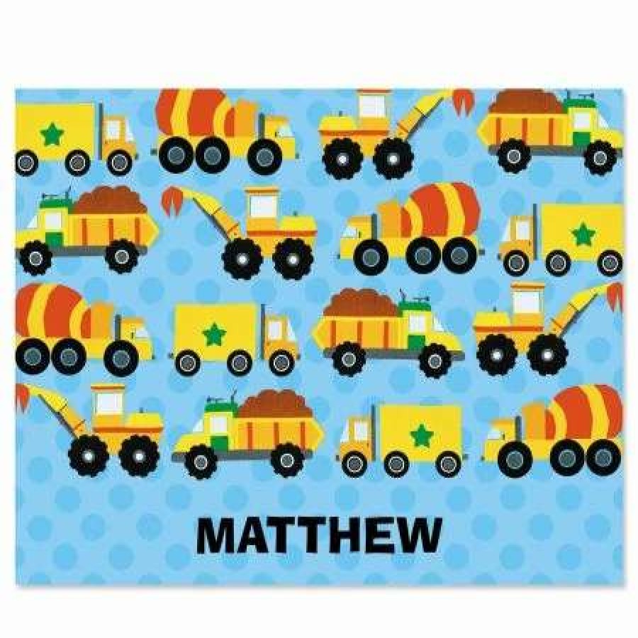 For Kids * | Construction Personalized Note Cards