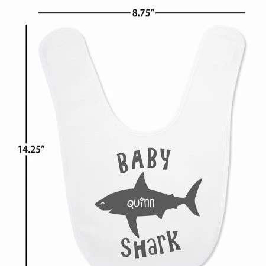 For Kids * | Baby Shark Personalized Bib