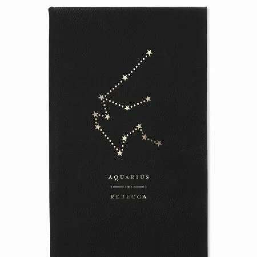 Holidays & Events * | Aquarius Zodiac Personalized Journal