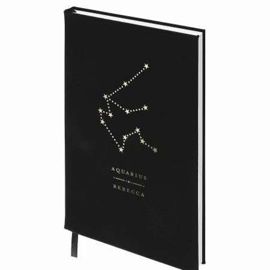 Holidays & Events * | Aquarius Zodiac Personalized Journal