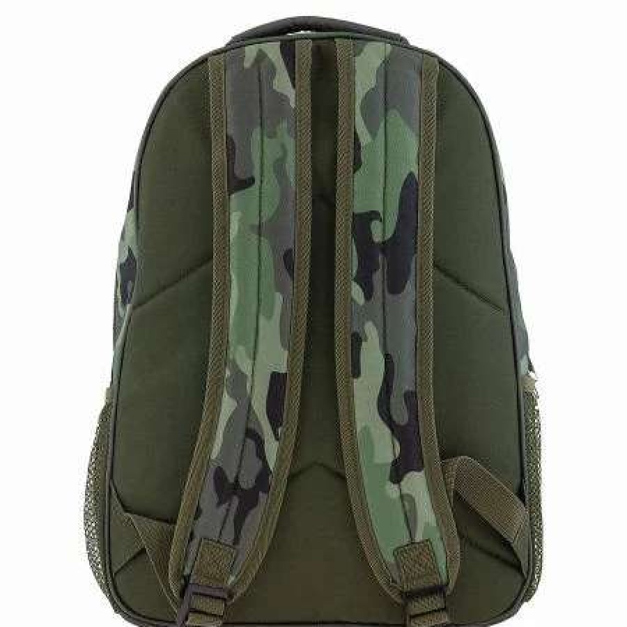 For Kids * | Camo Personalized Backpack By Stephen Joseph