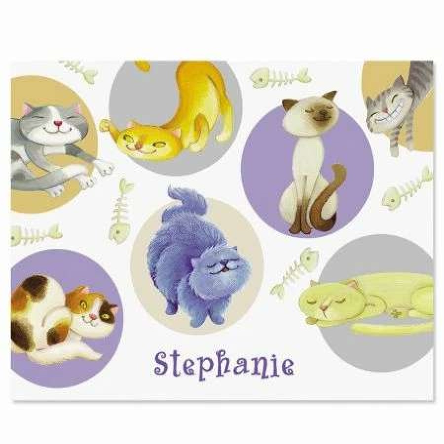 For Kids * | Cattitudes Personalized Note Cards