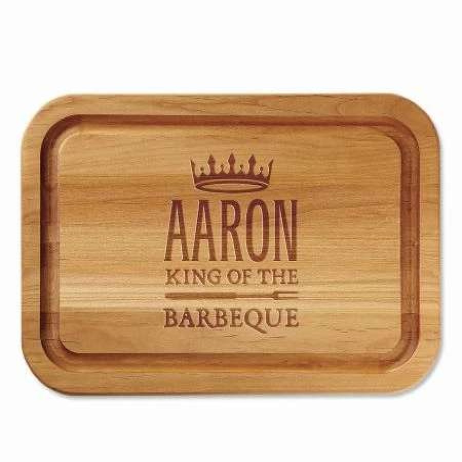 For Home * | Bbq Engraved Wood Cutting Board