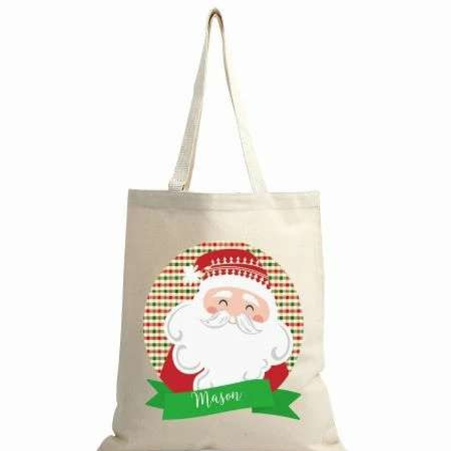 For Home * | From Santa Personalized Canvas Tote