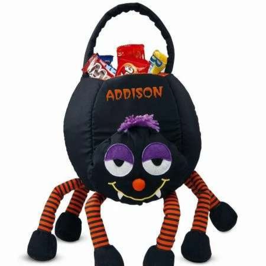 Holidays & Events * | Personalized Spider Halloween Treat Basket