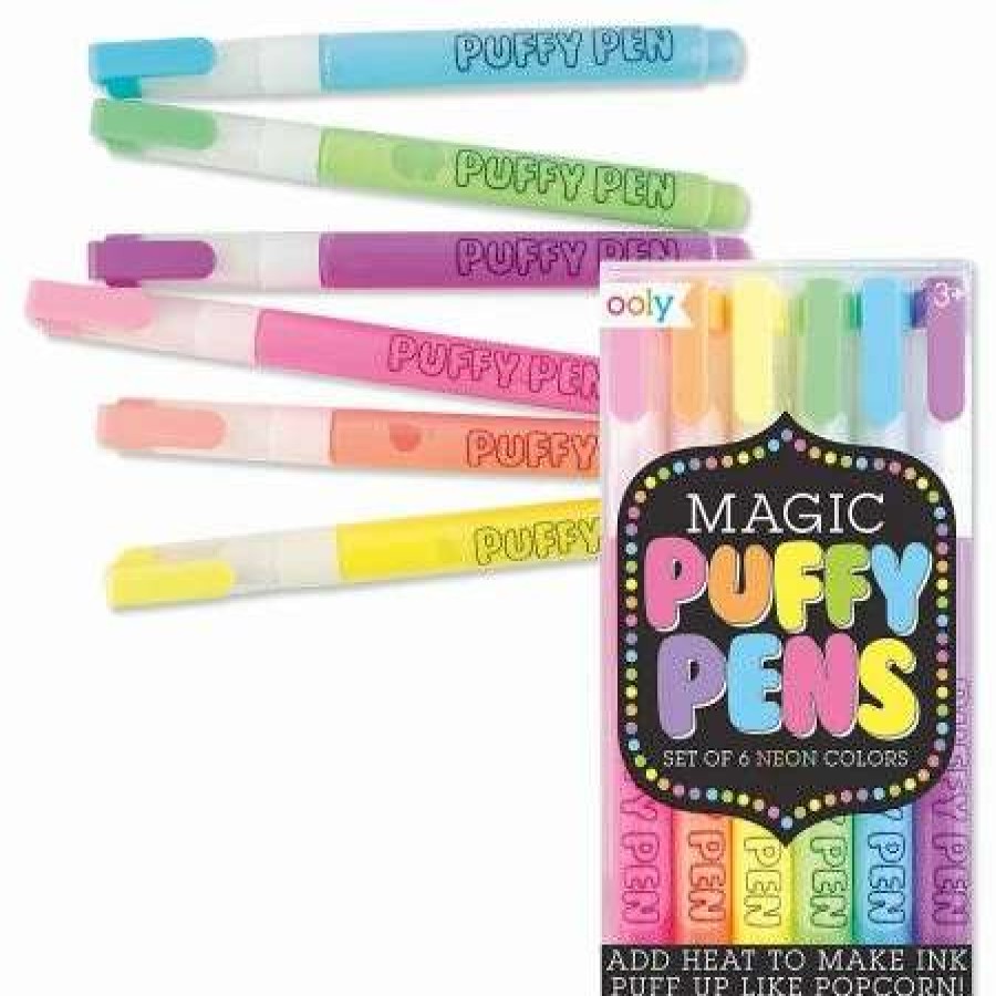 For Kids * | Magical Neon Puffy Pens