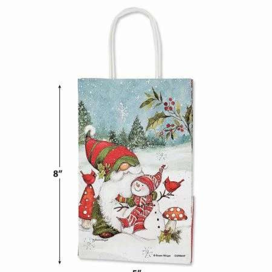 Wrapping Paper * | Gnome Gift Bag Set