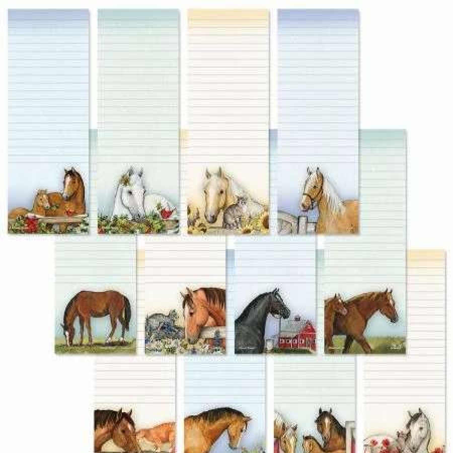 For Home * | Horses Shopping List Pads