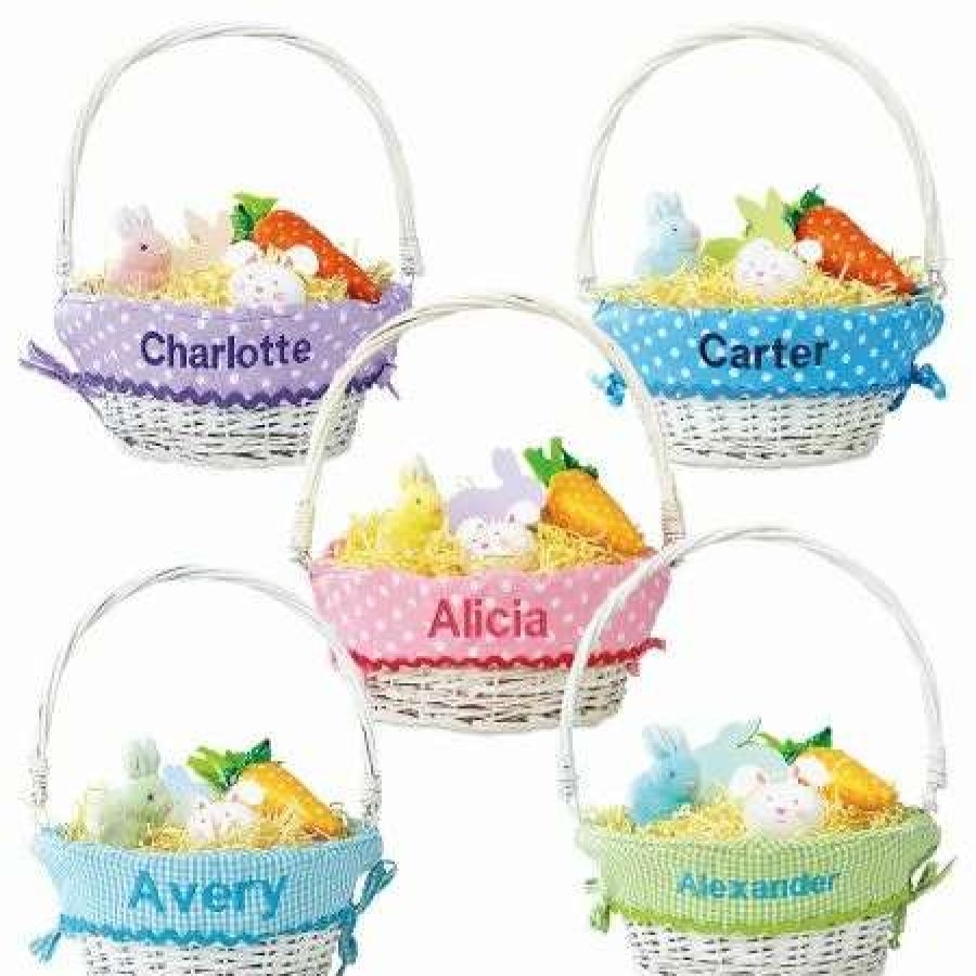 For Kids * | Kids Easter Baskets With Personalized Liners