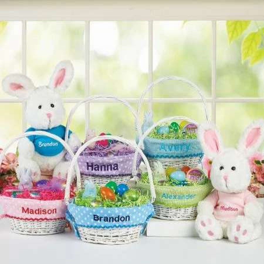 For Kids * | Kids Easter Baskets With Personalized Liners