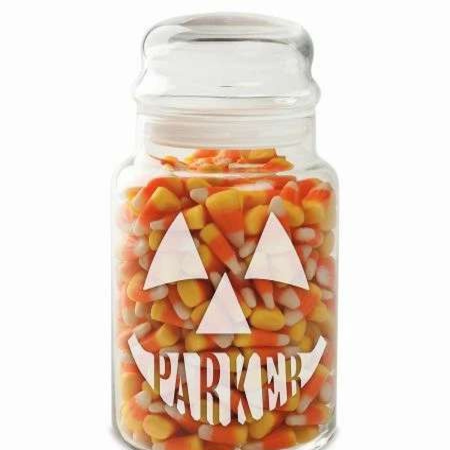 Holidays & Events * | Pumpkin Personalized Treat Jars