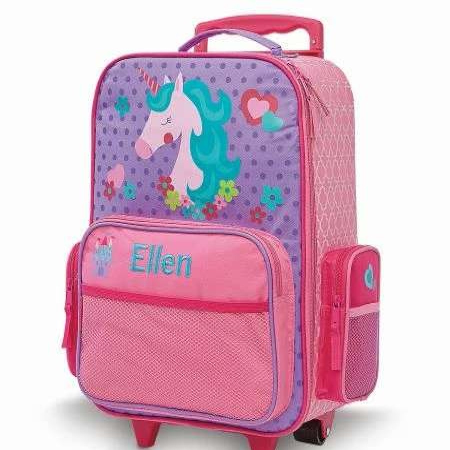 For Kids * | Unicorn 20 Personalized Rolling Luggage By Stephen Joseph