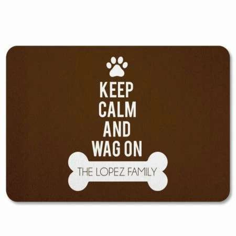 For Home * | Wag On Personalized Doormat