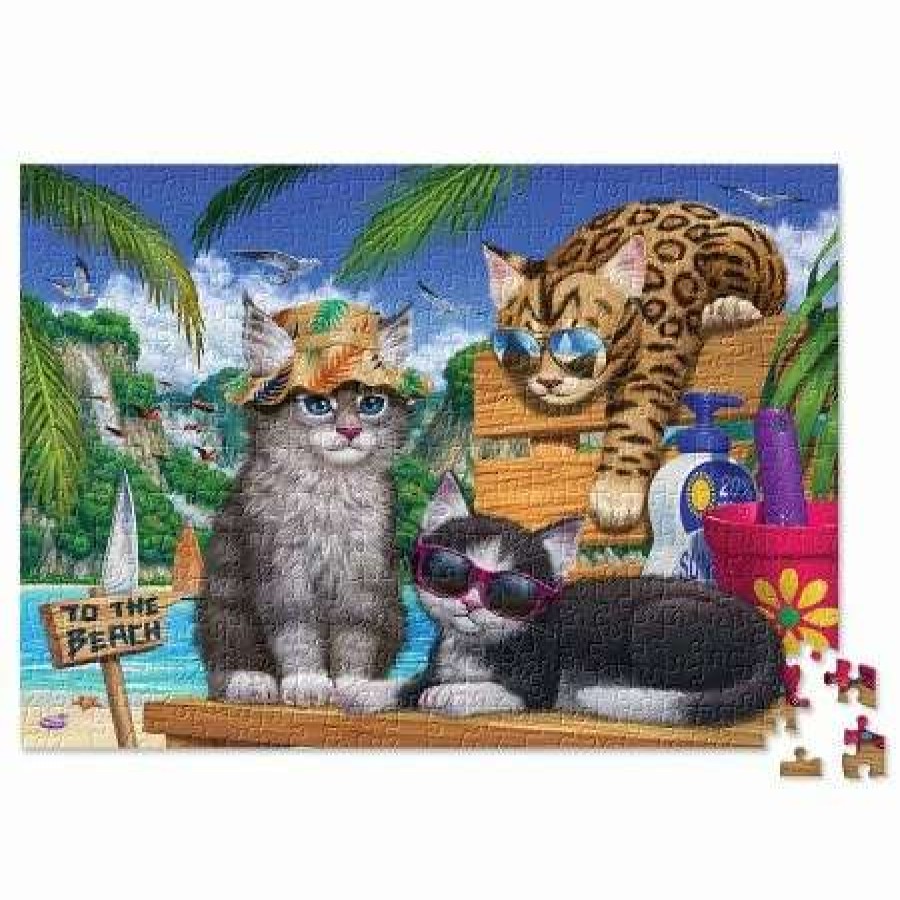 Gifts * | Beach Cats Puzzle