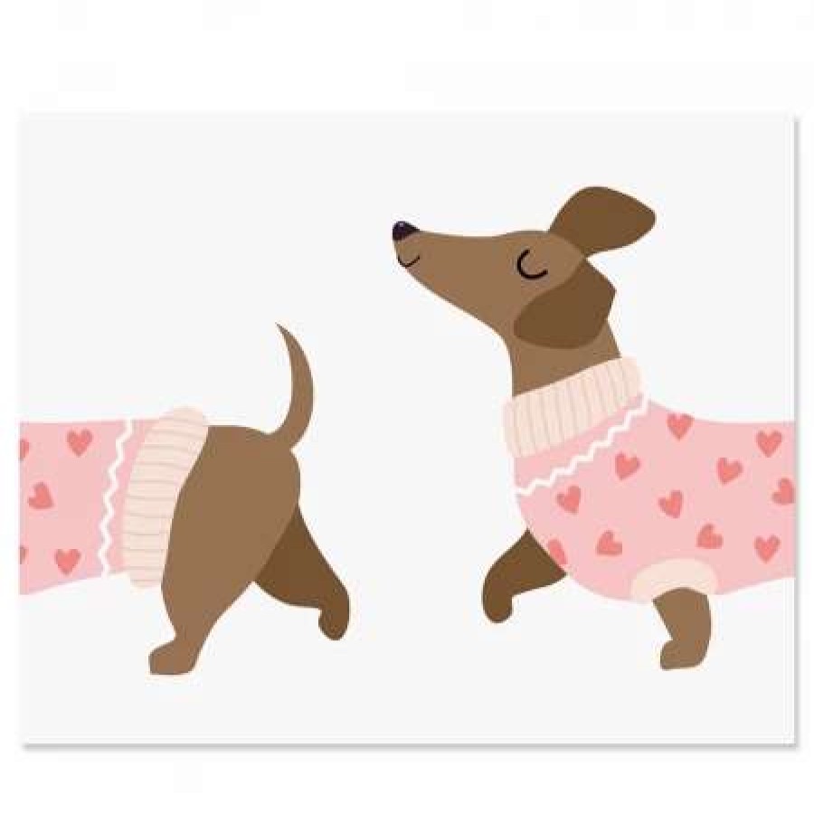 Greeting Cards & Stationery * | Dachshund Personalized Note Cards