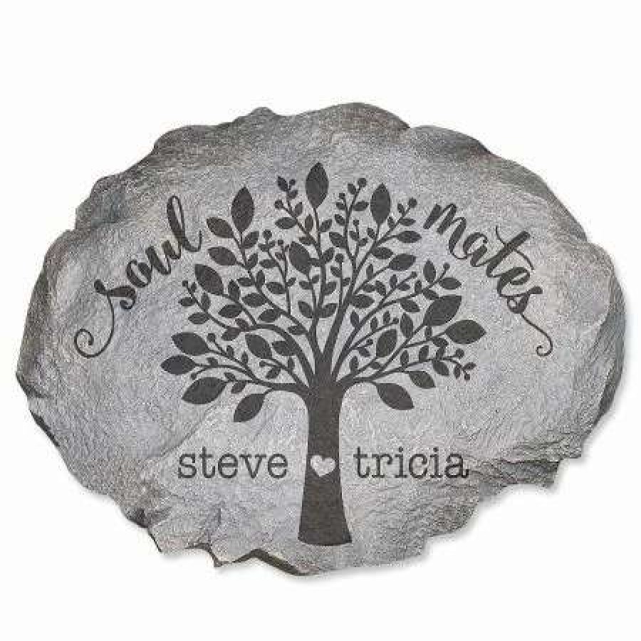 For Home * | Soulmates Personalized Garden Stone