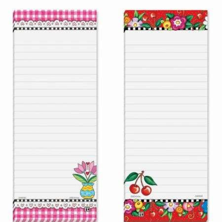 Greeting Cards & Stationery * | Mary Engelbreit Magnetic Lined Shopping List Pads