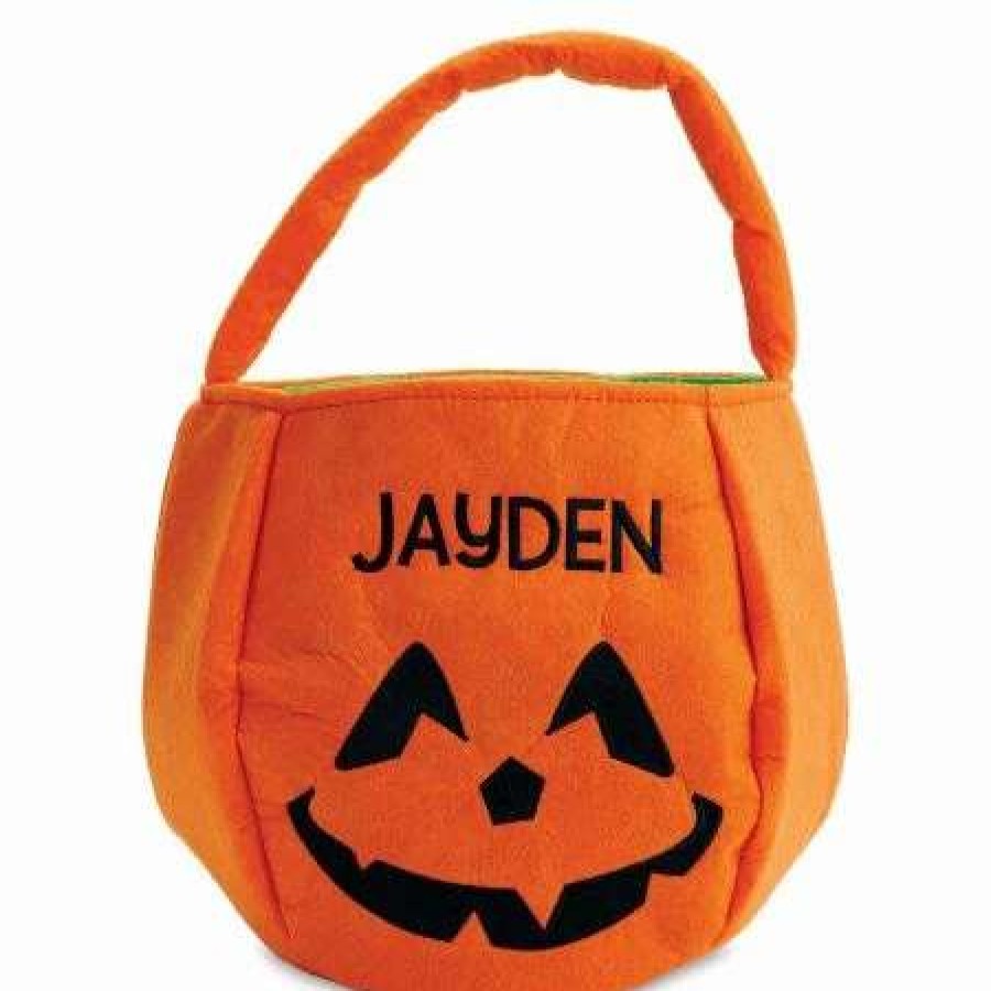 Holidays & Events * | Pumpkin Personalized Treat Basket