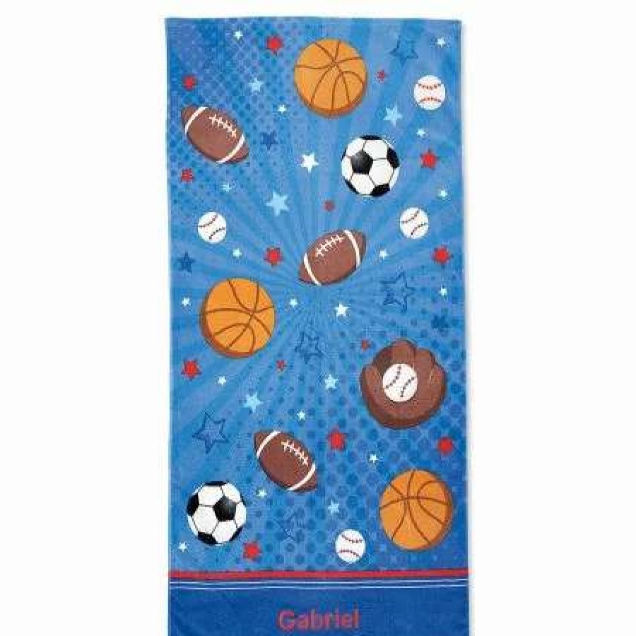 For Kids * | All Sports Personalized Towel