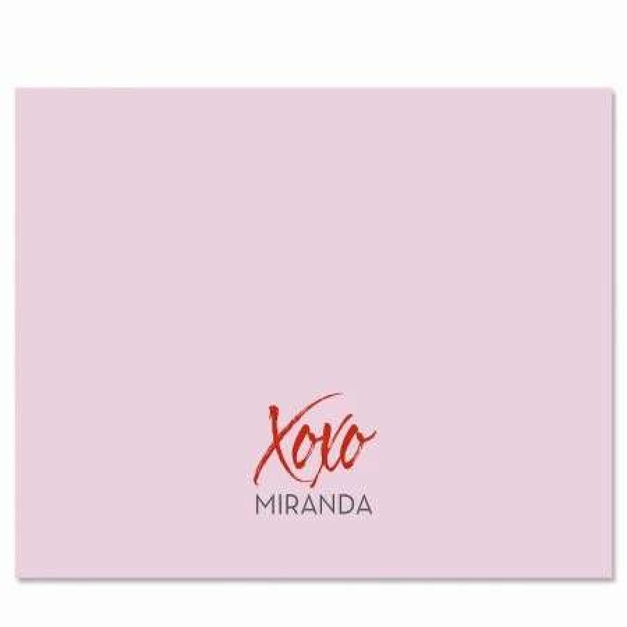 Greeting Cards & Stationery * | Hugs & Kisses Personalized Note Cards