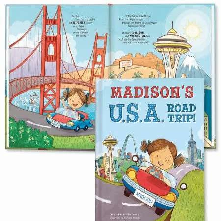 For Kids * | My Usa Road Trip Personalized Storybook