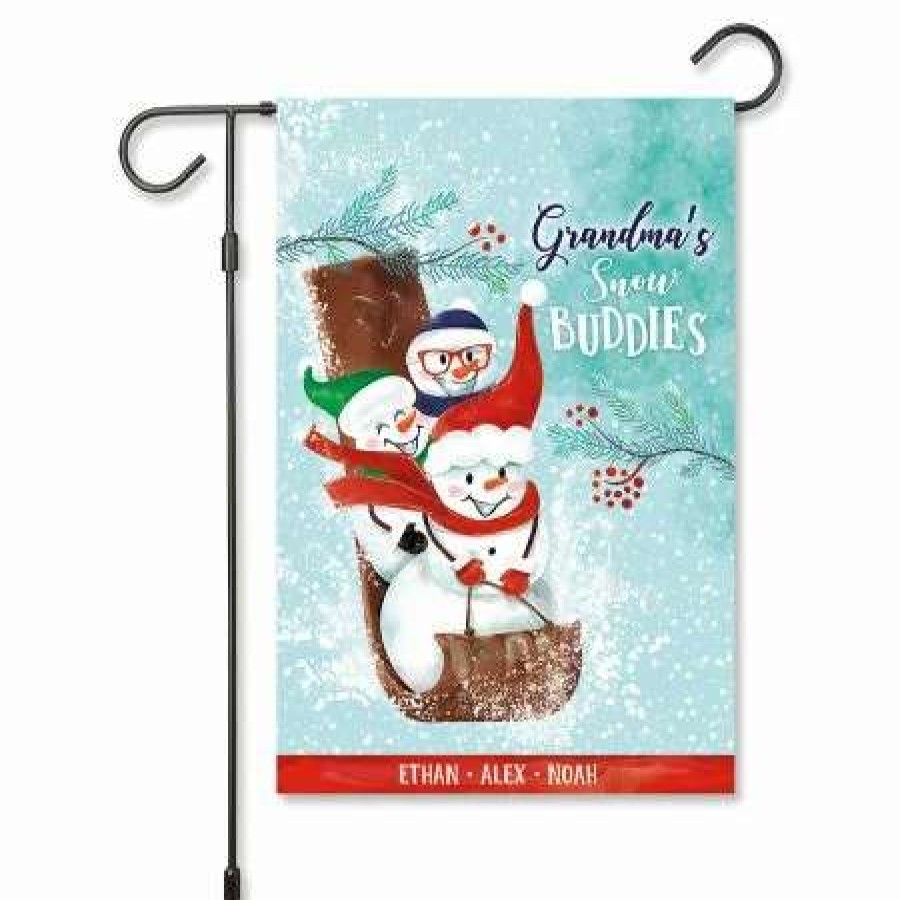 For Home * | Grandma'S Sled Personalized Garden Flag