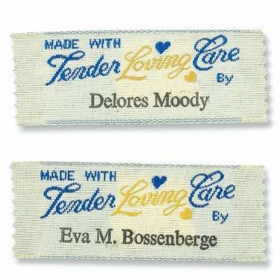 Holidays & Events * | Made With Tender Loving Care By Sewing Labels