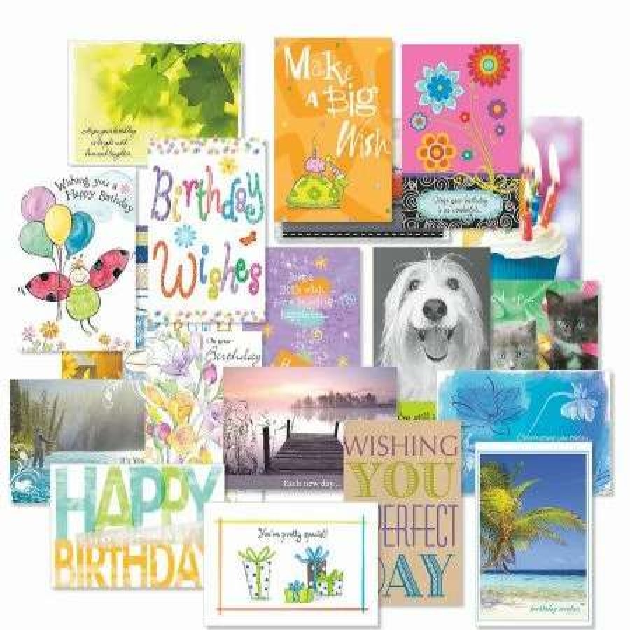 Holidays & Events * | Mega Birthday Cards Value Pack