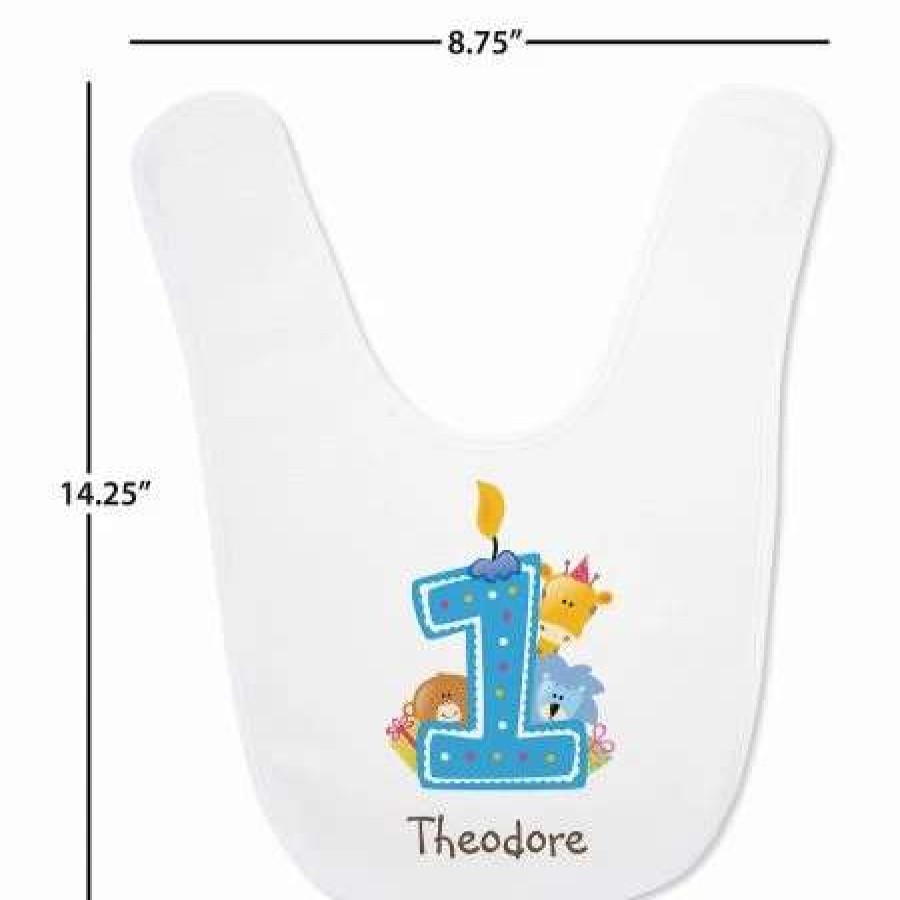 For Kids * | Baby'S 1St Birthday Personalized Bib