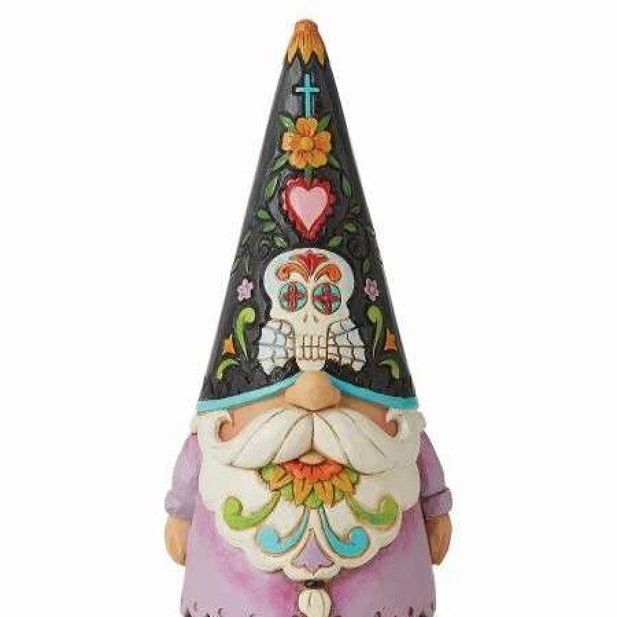 Holidays & Events * | Day Of The Dead Gnome Figurine By Jim Shore