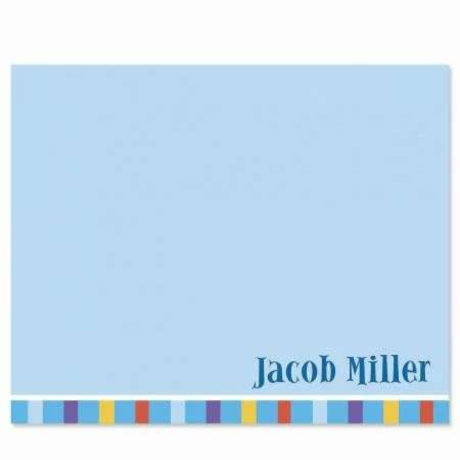 For Kids * | Color Bar Personalized Note Cards