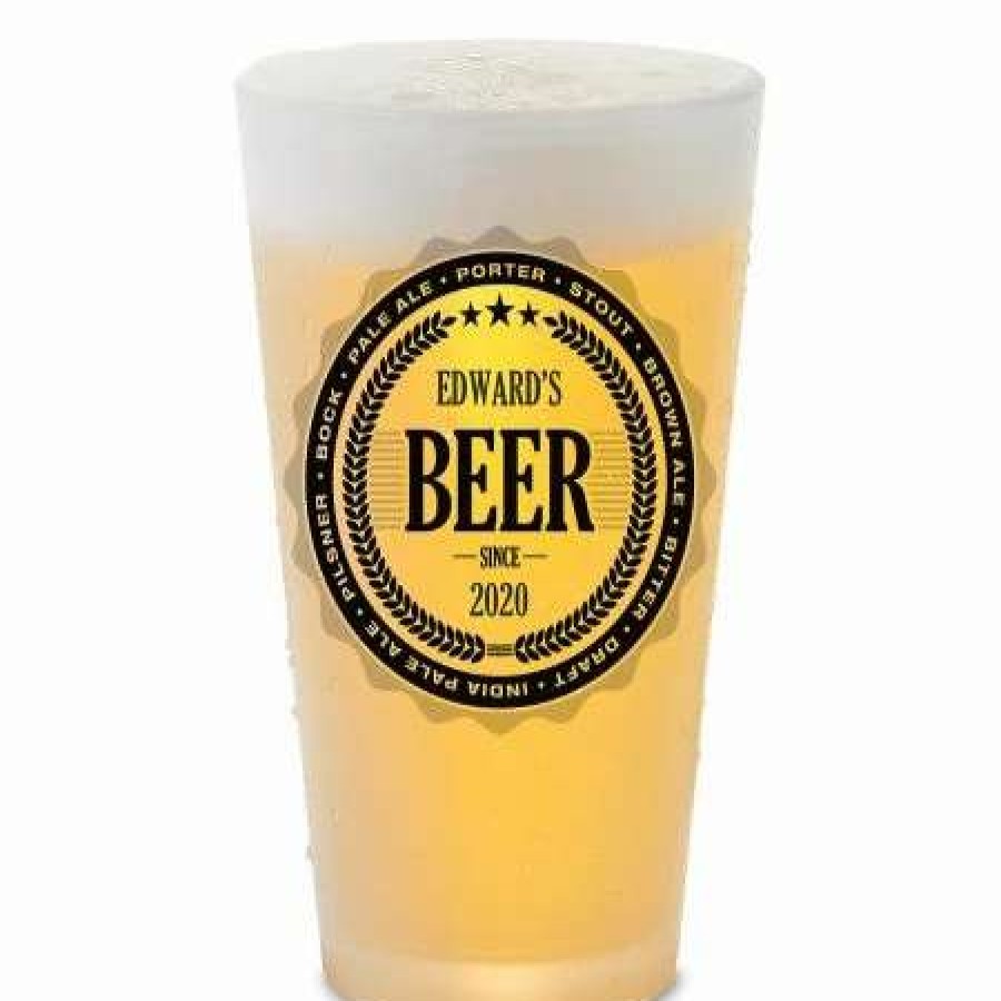 For Home * | Brewing Beer Pint Personalized Glass