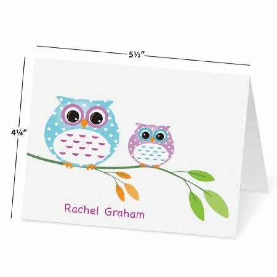 For Kids * | Owl Always Love You Personalized Note Cards