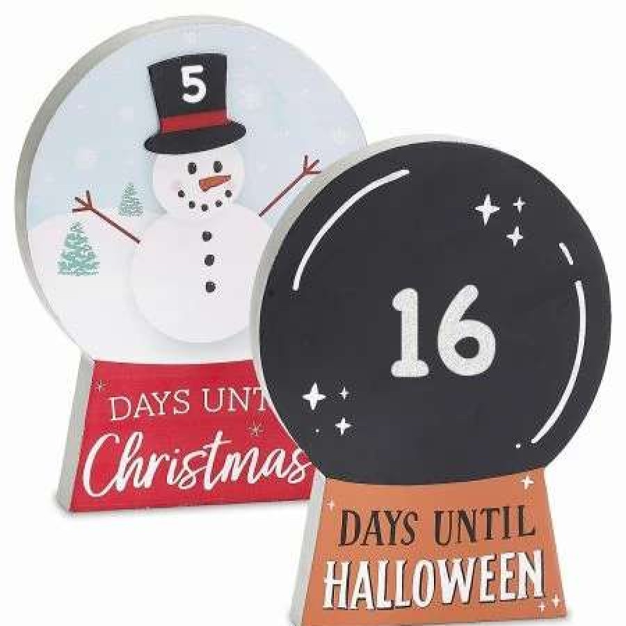 Holidays & Events * | Reversible Holiday Countdown Sign