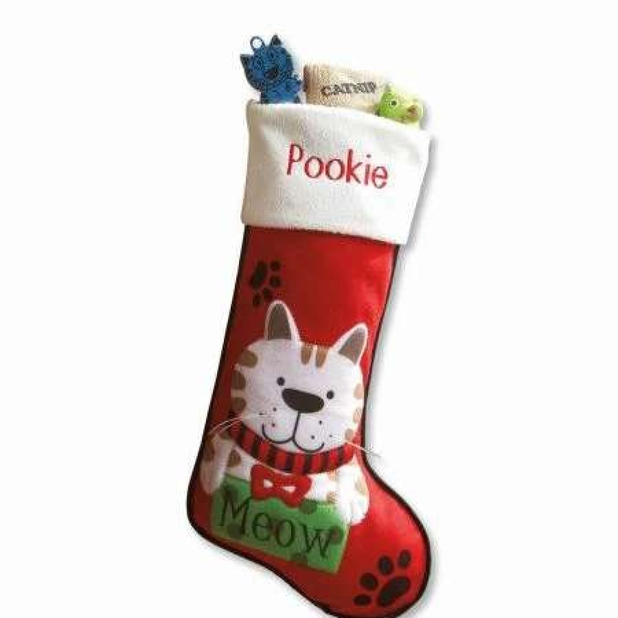 Holidays & Events * | Personalized Pet Christmas Stockings