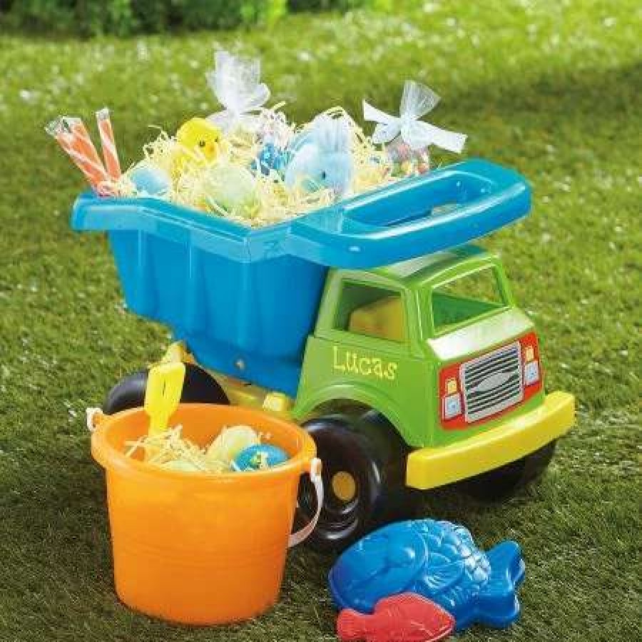 For Kids * | Kids Personalized Plastic Dump Truck